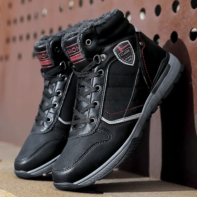 kkboxly kkboxly Men Comfy Wearable Warm Lining Soft Casual Sport Ankle Boots