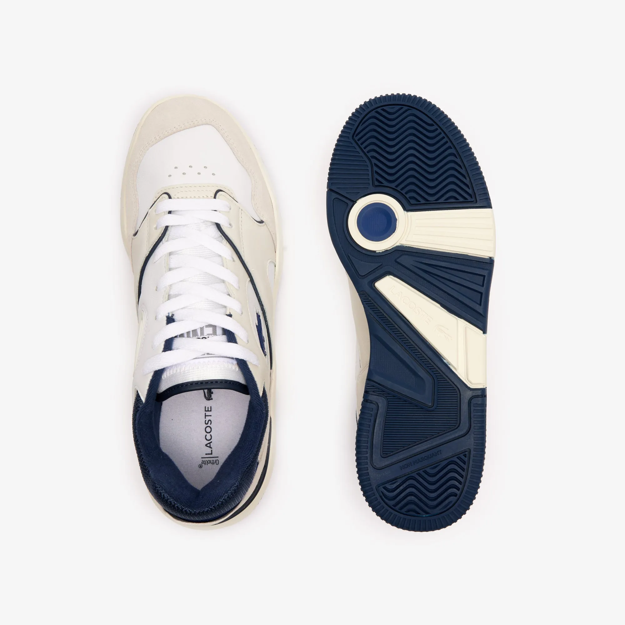 Lacoste Men's Lineshot Leather Logo Trainers