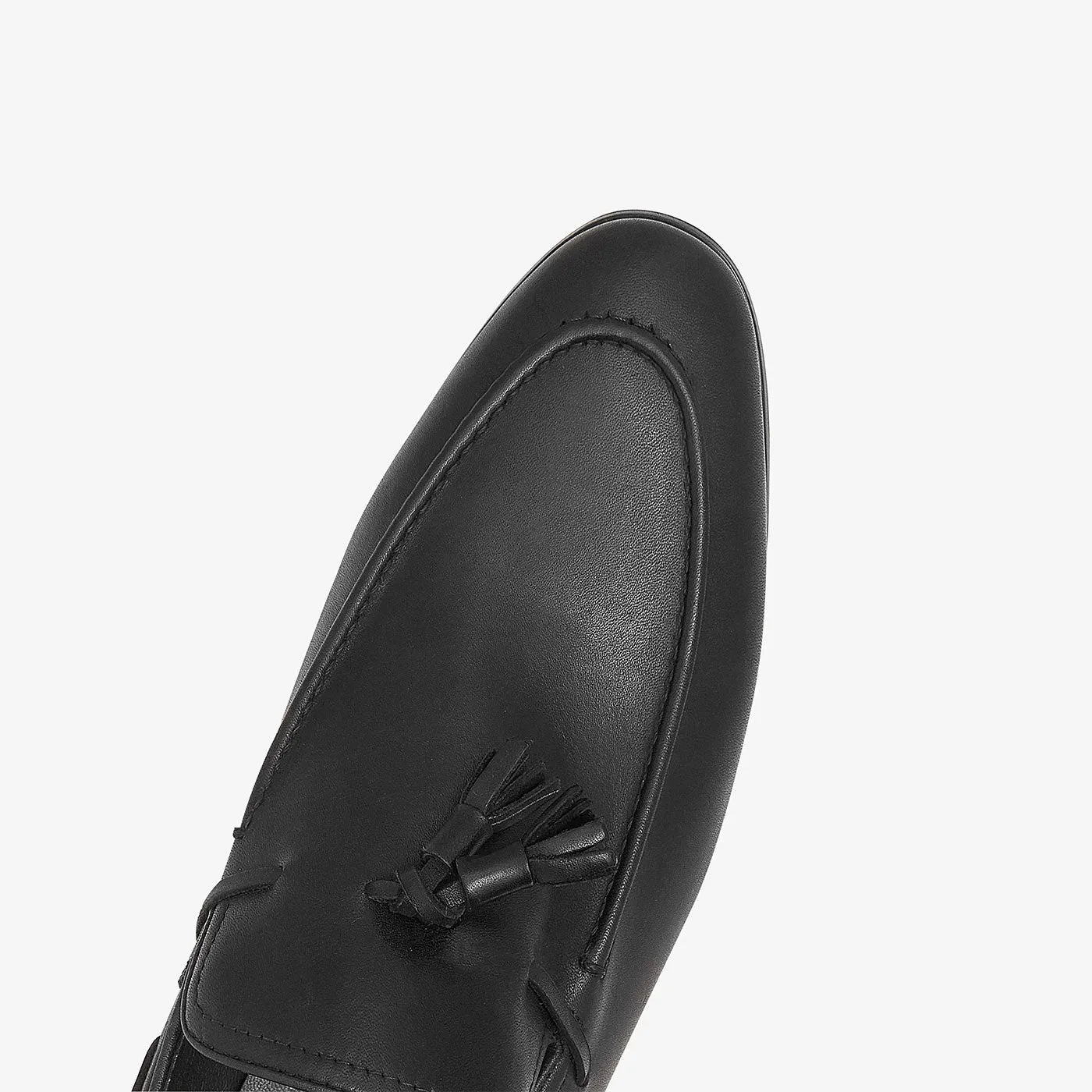 Leather Tassel Loafers