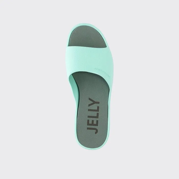 Lemon Jelly Platform Slides in Mint