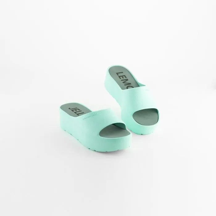 Lemon Jelly Platform Slides in Mint