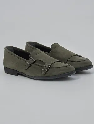 LEONARDO LOAFERS IN GREEN