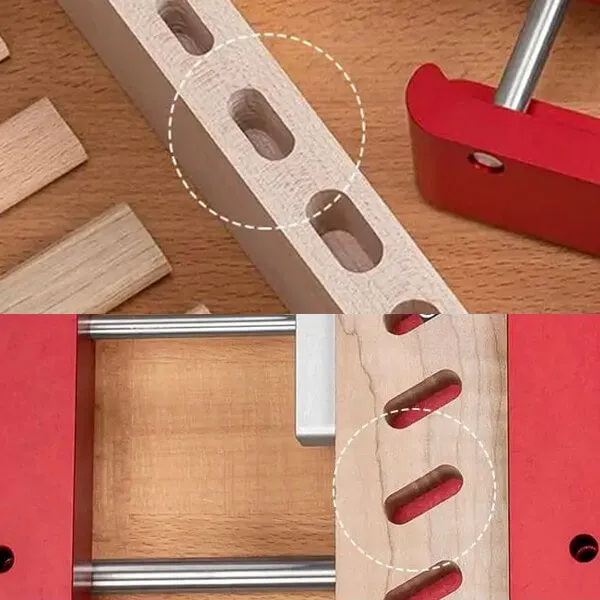 Levoite™ 2 In 1 Mortise Tenon Jig Self Center Dowel Jig For Loose Tenon Joinery