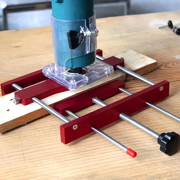 Levoite™ 2 In 1 Mortise Tenon Jig Self Center Dowel Jig For Loose Tenon Joinery