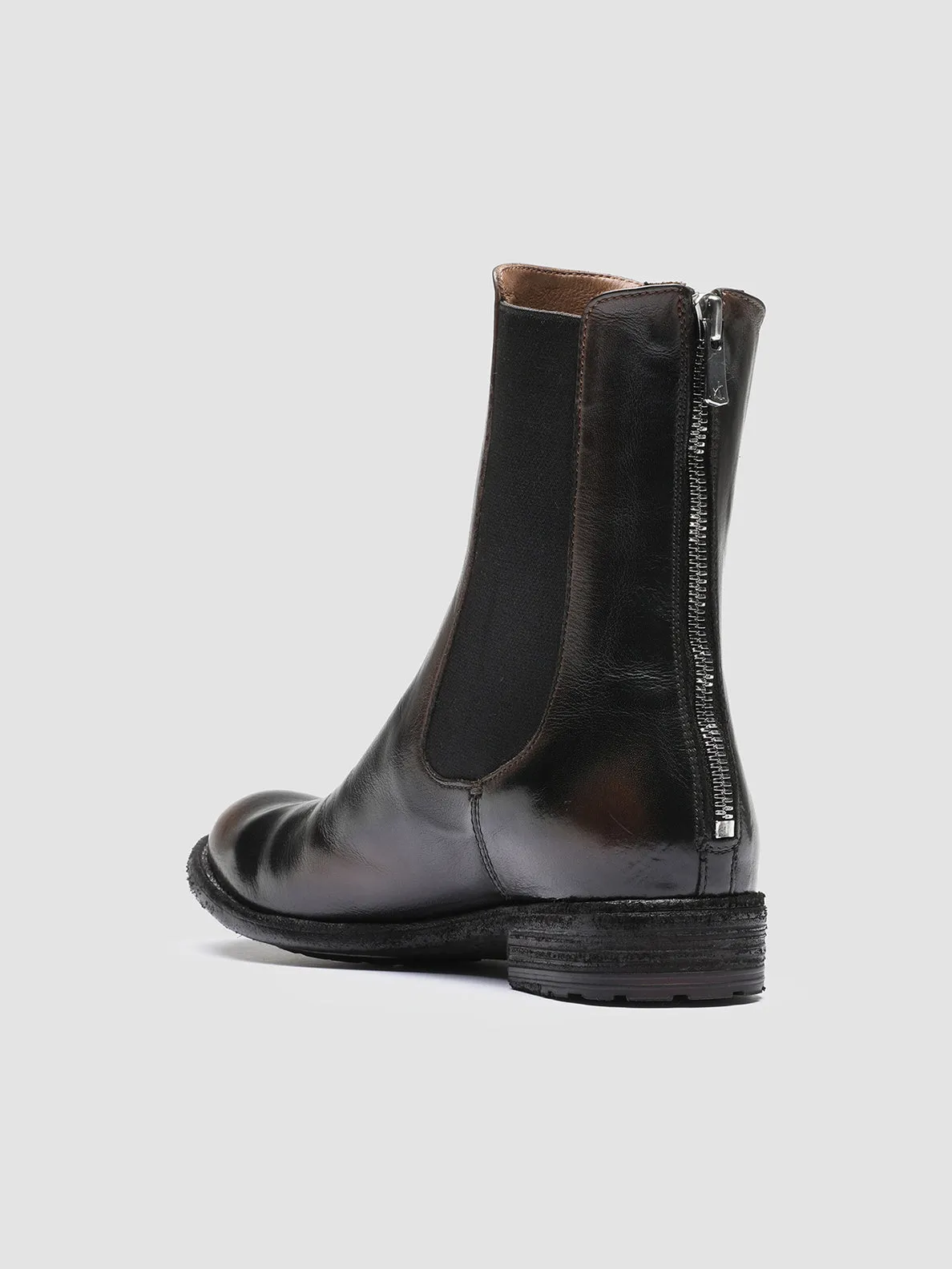 LEXIKON 073 - Dark Brown Leather Chelsea Boots