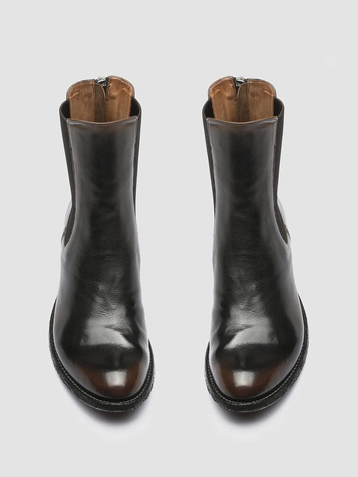 LEXIKON 073 - Dark Brown Leather Chelsea Boots