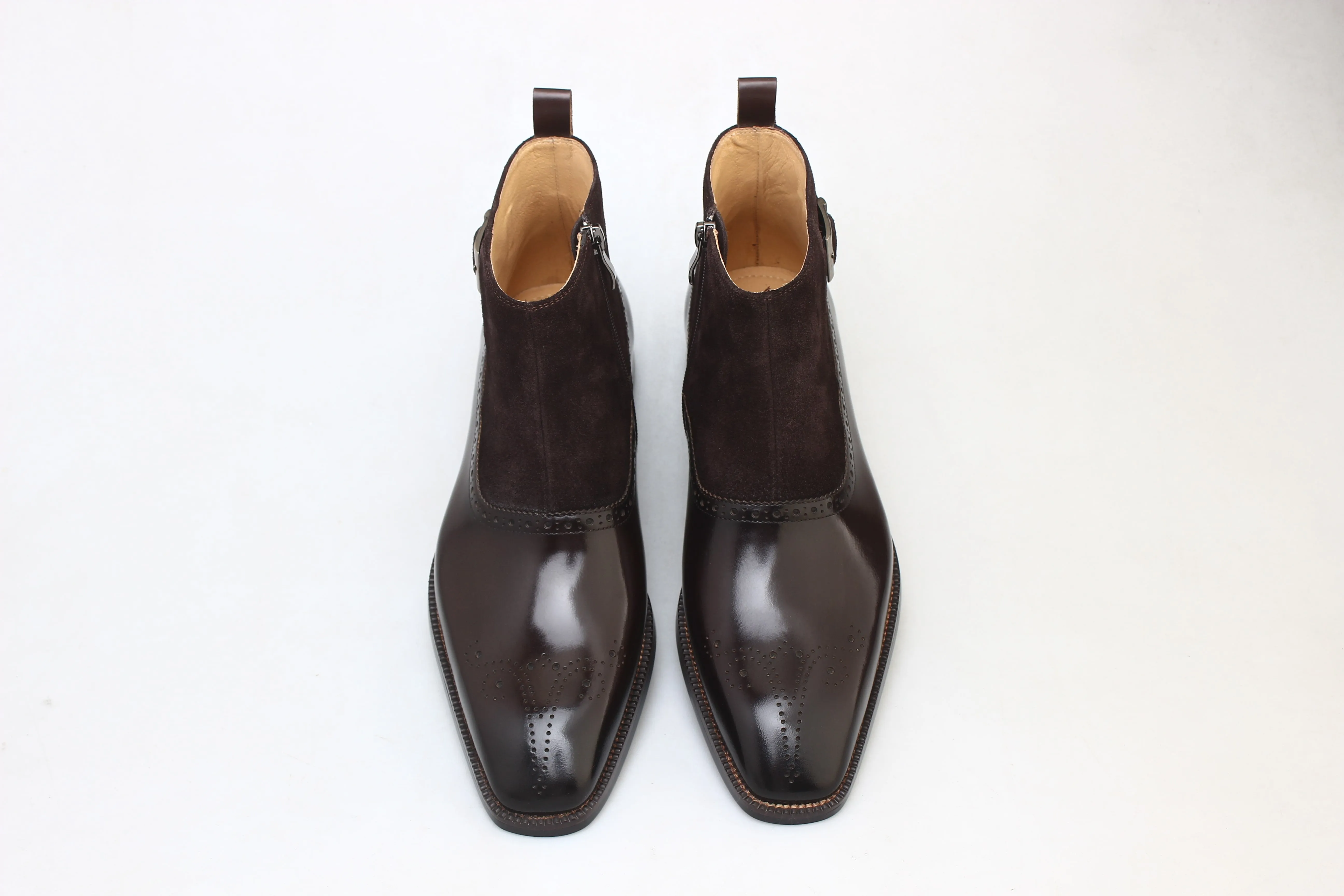 Luxury Suede Leather Chelsea Boots