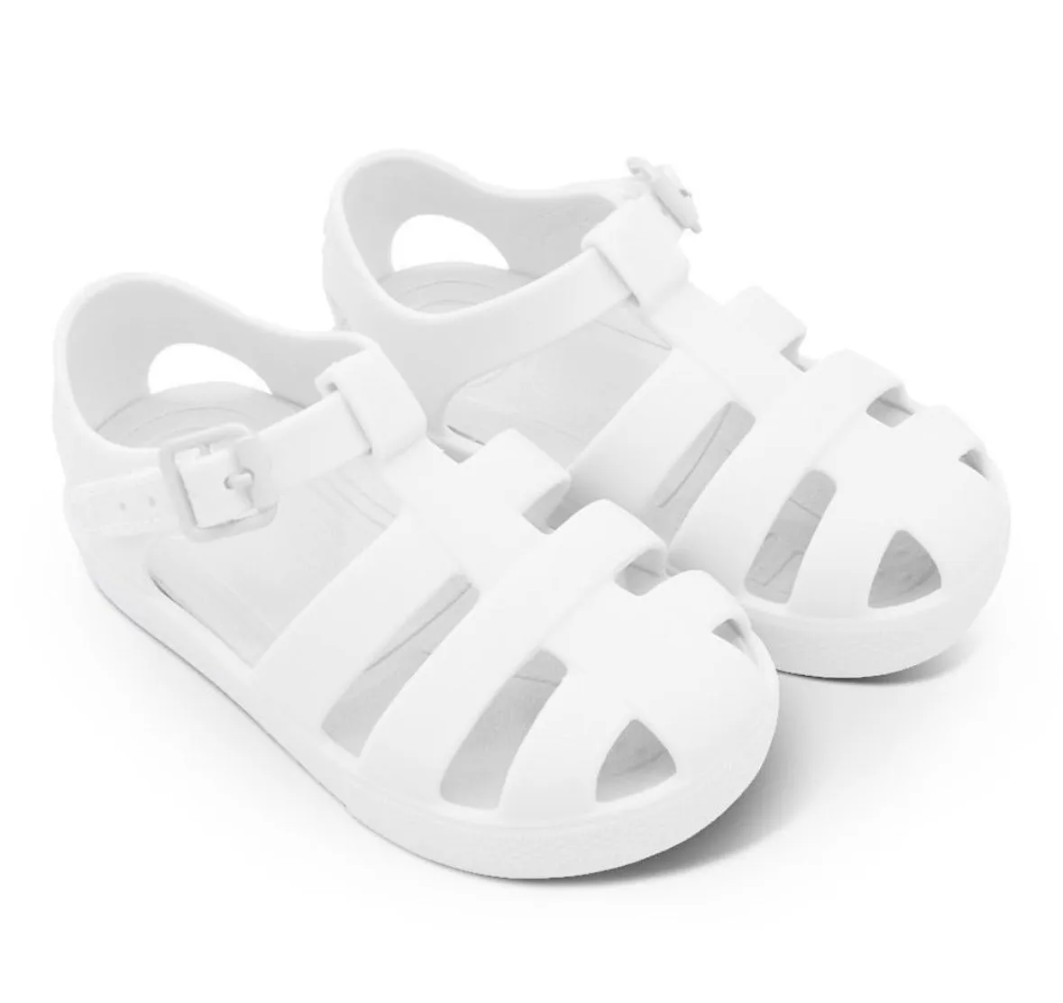 Marena Monaco Jelly Sandal - Matt White