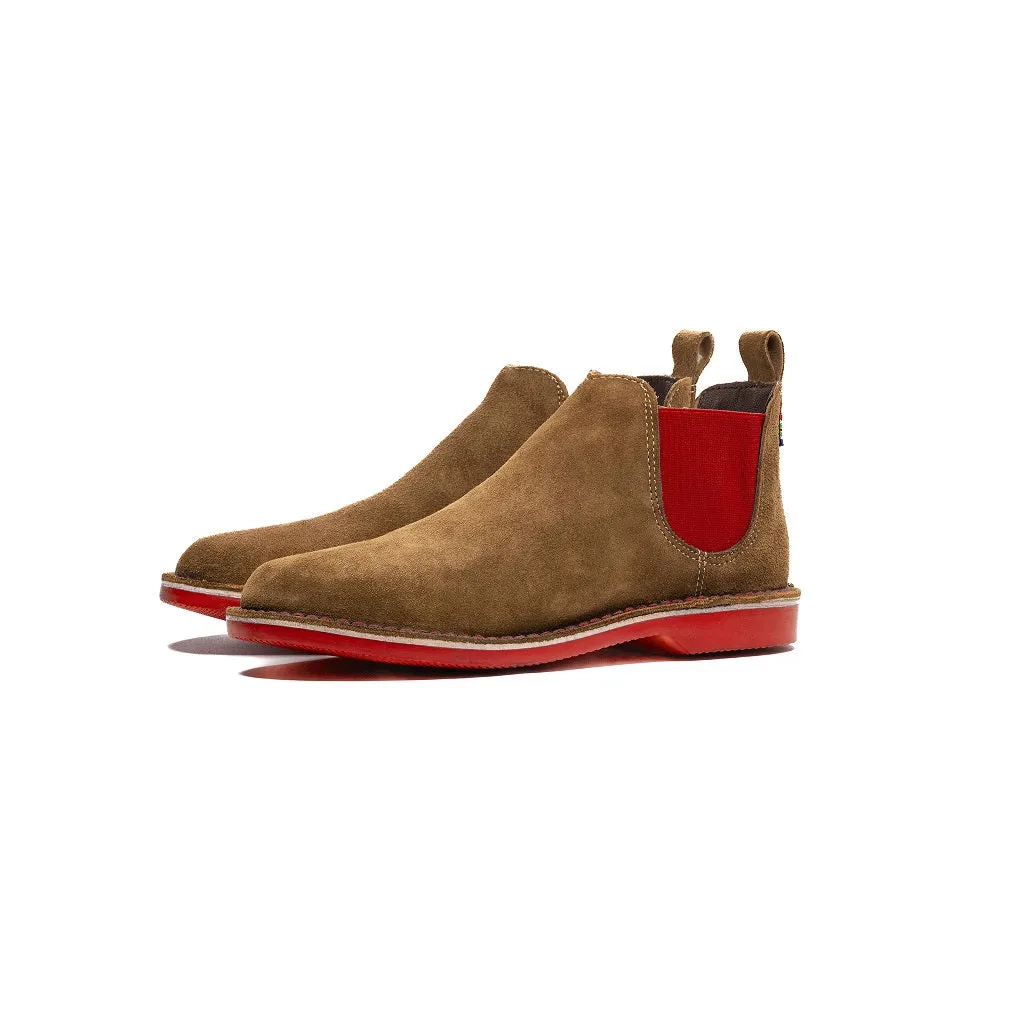 MEN'S CHELSEA BOOT PINOTAGE RED