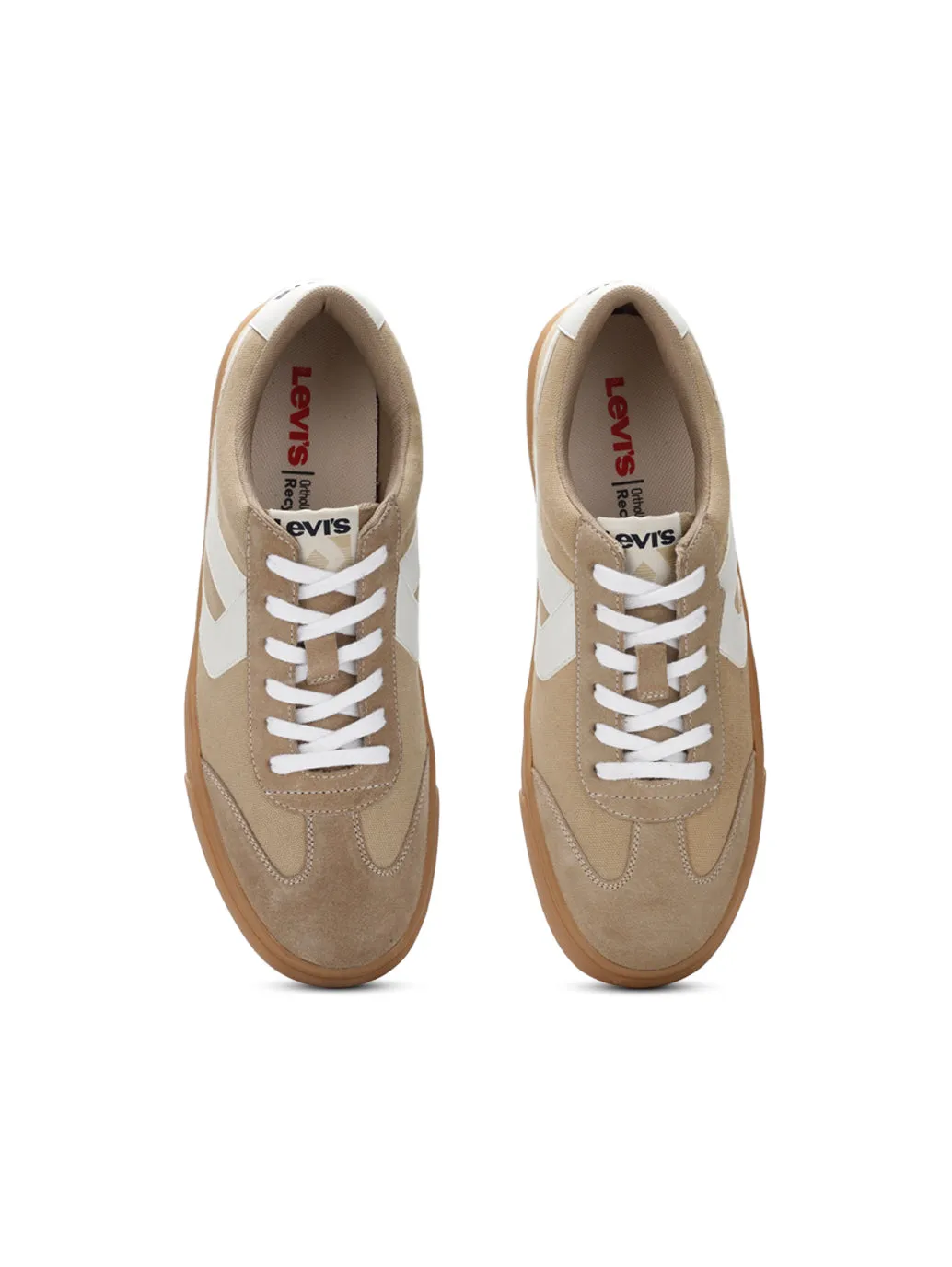 Men's Suede Beige Casual Shoes