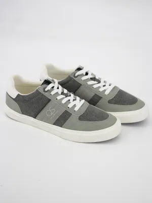 Men's Textured Sneakers,Grey