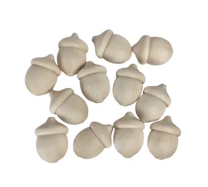 Mini Acorns - 12 pieces