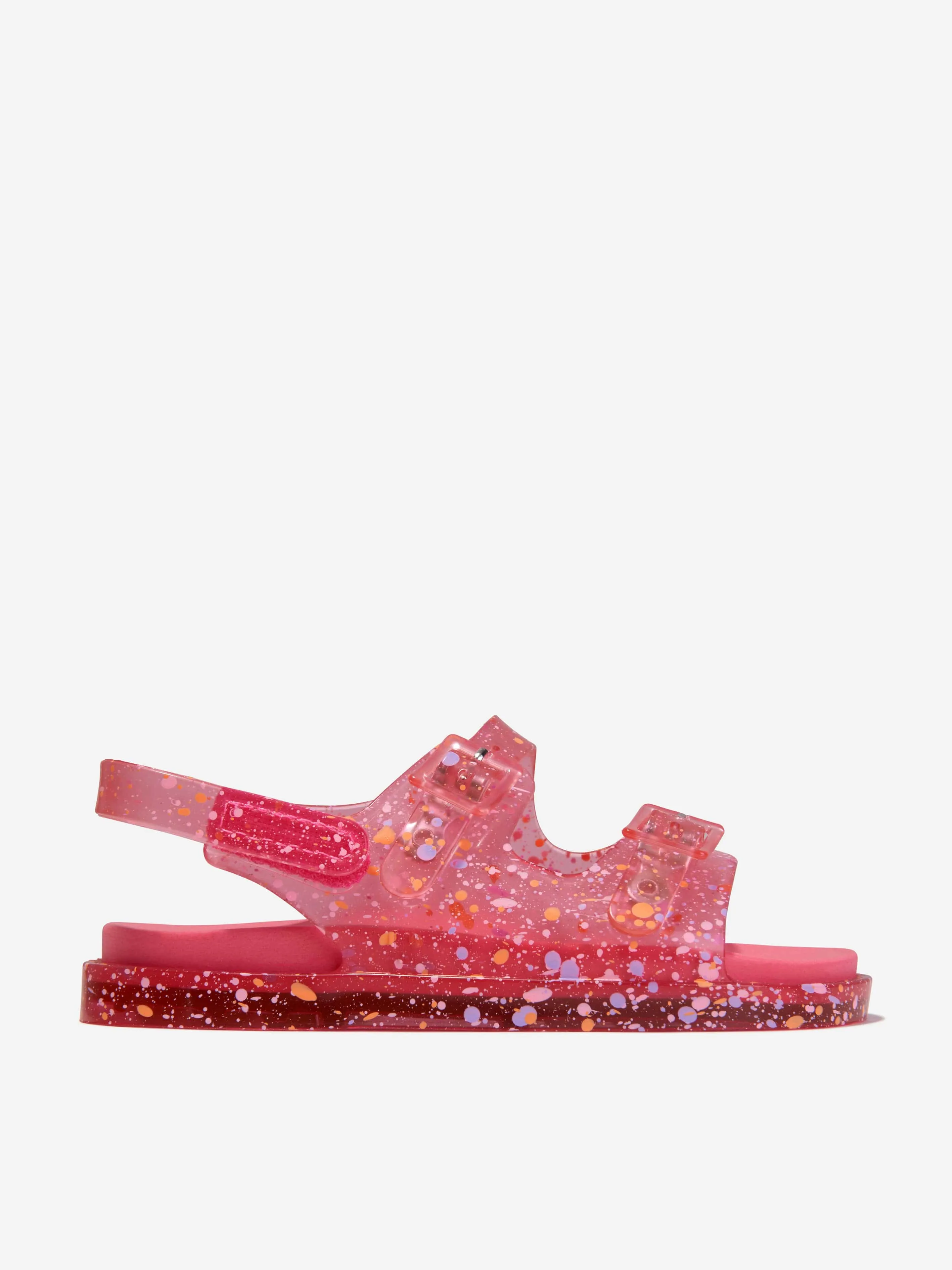 Mini Melissa Girls Wide Fleck Jelly Sandals