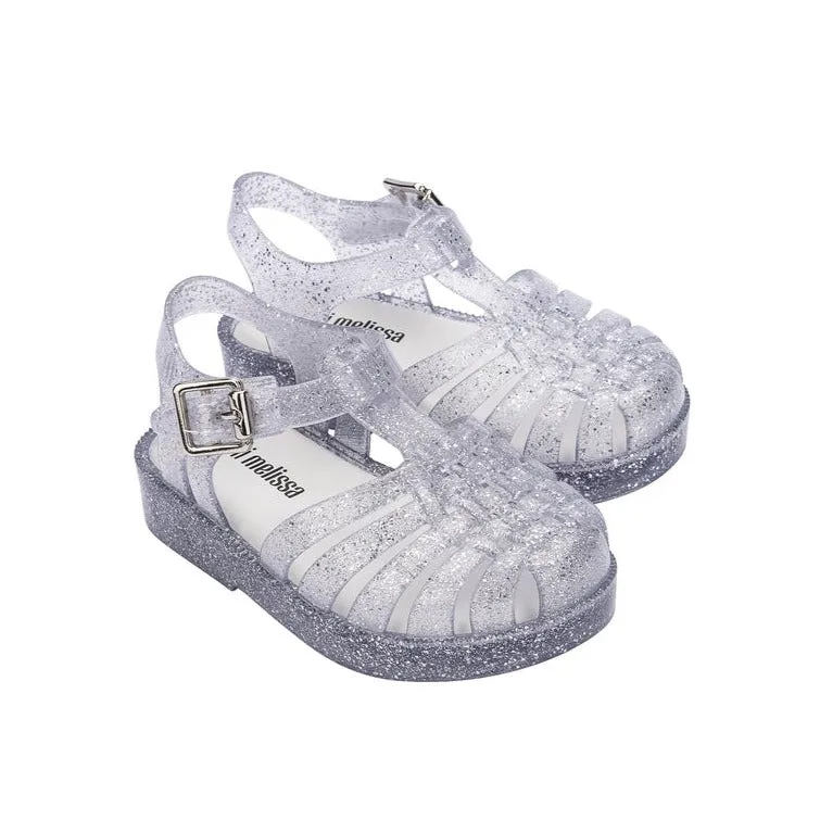 Mini Melissa Possession Shiny BB - Glitter Clear Silver