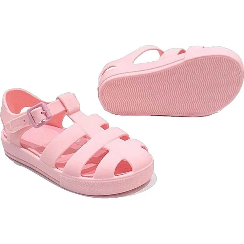 Monaco Matt Pink Jelly Sandals