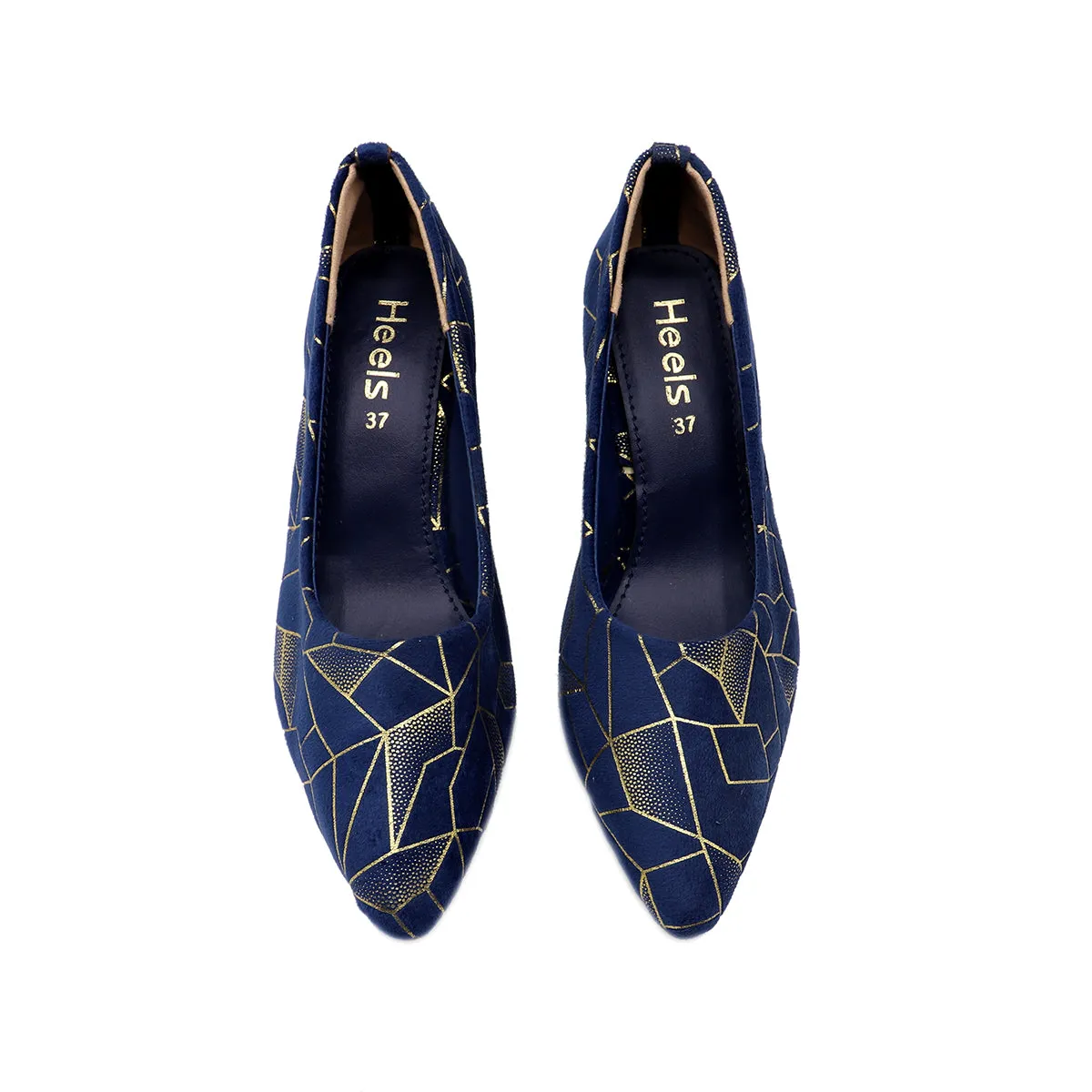 Navy Formal Court Shoes 085503