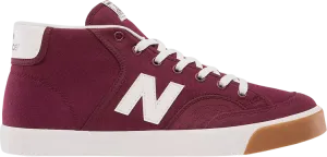 New Balance Numeric 213 Pro Court 'Burgundy Gum' Sneakers, Red