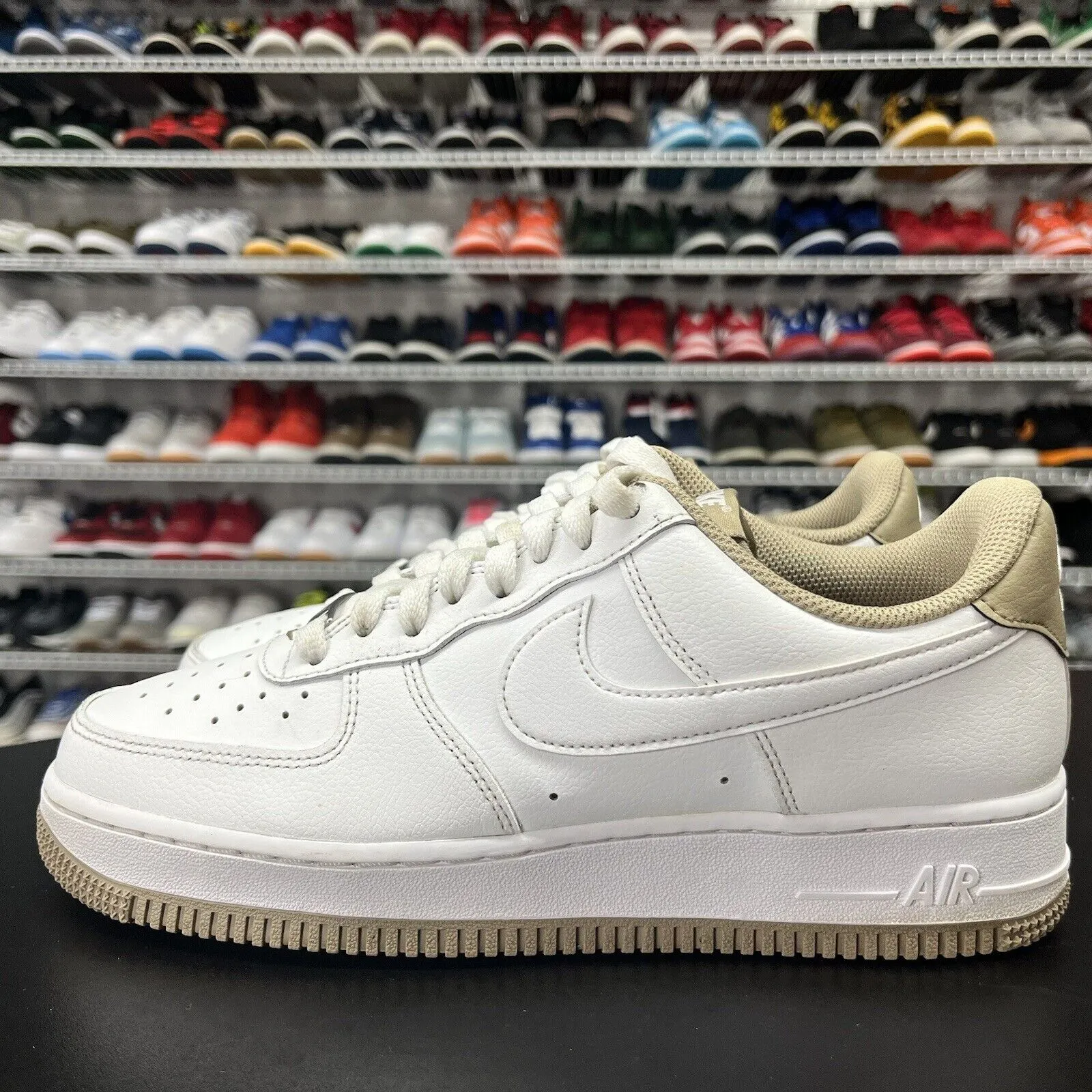 Nike Air Force 1 07 LV8 White-Khaki DR9867-100 Men Size 8