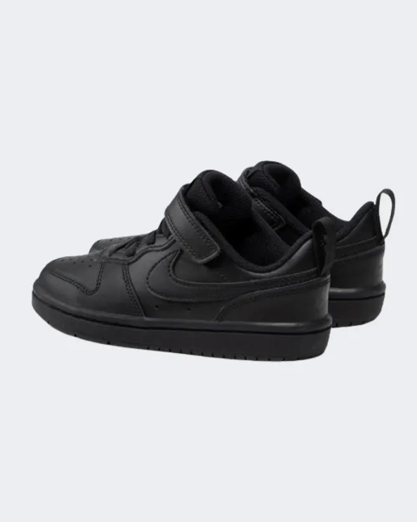 Nike Court Borough Low 2 Ps-Boys Lifestyle Shoes Black Bq5451-001