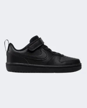 Nike Court Borough Low 2 Ps-Boys Lifestyle Shoes Black Bq5451-001