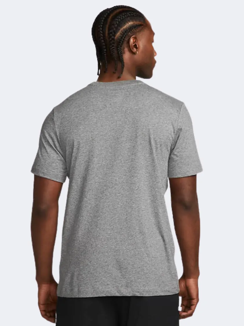 Nike Dri-Fit Giannis Men Basketball T-Shirt Charcoal Heather