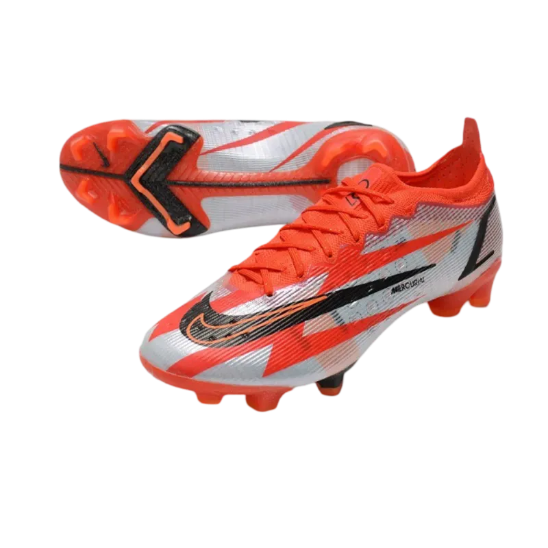 Nike Mercurial Vapor 14 Elite FG Red Chili Black Phantom Orange Total - Goatkits Boots