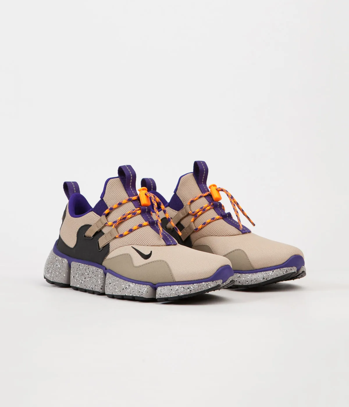 Nike Pocketknife DM Shoes - Linen / Khaki / Court Purple /  Black