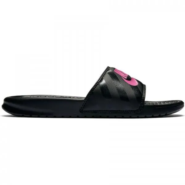 Nike - Women - W Benassi - Black/Vivid Pink