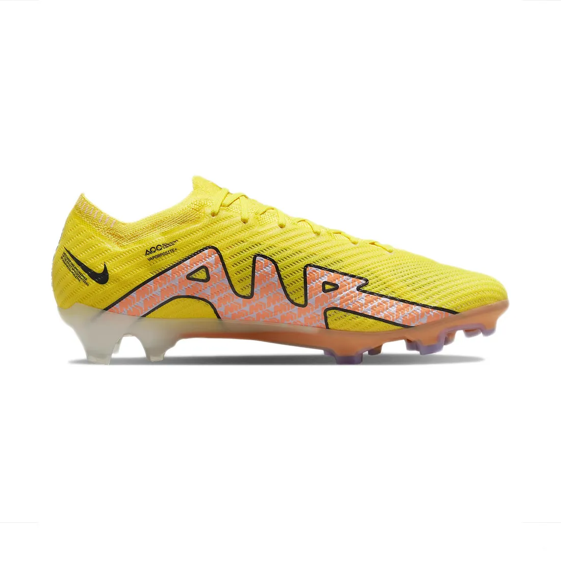 NIKE ZOOM MERCURIAL VAPOR 15 ELITE FG FIRM GROUND FOOTBALL BOOTS YELLOW