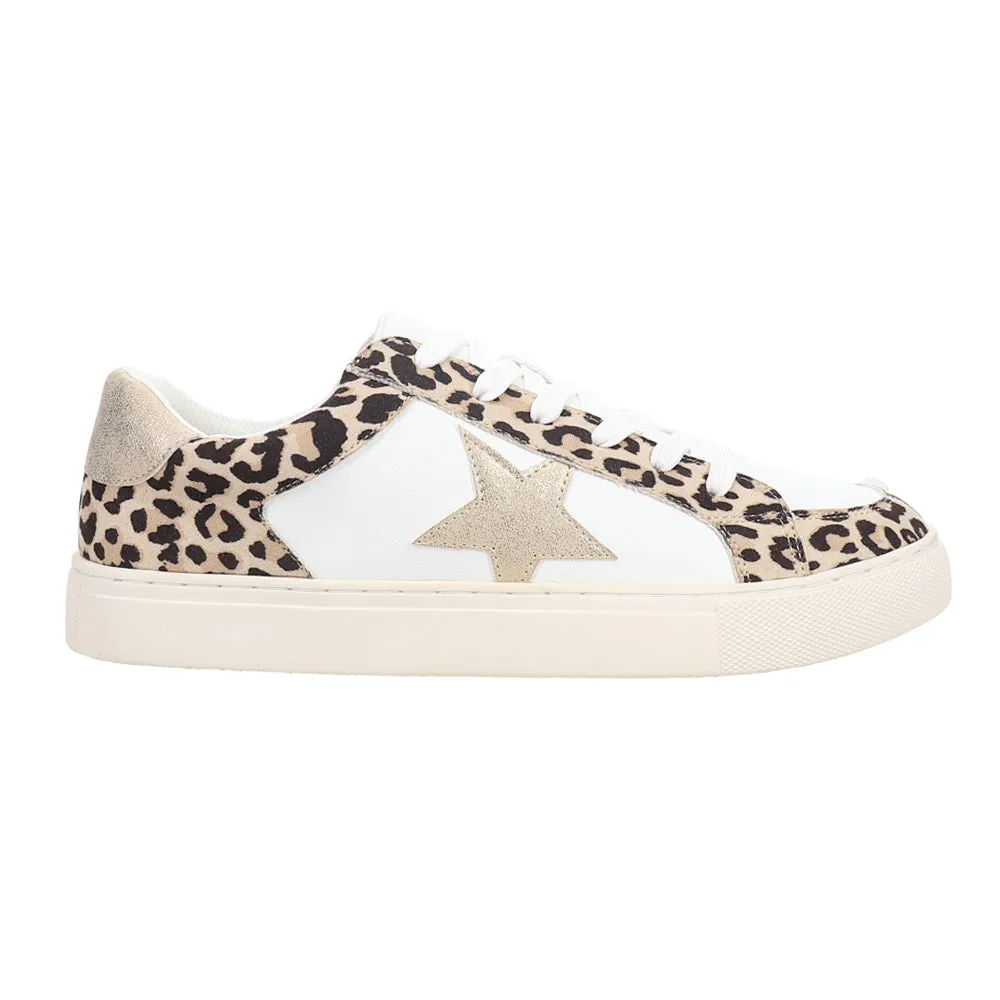 Obsessed Leopard Lace Up Sneakers