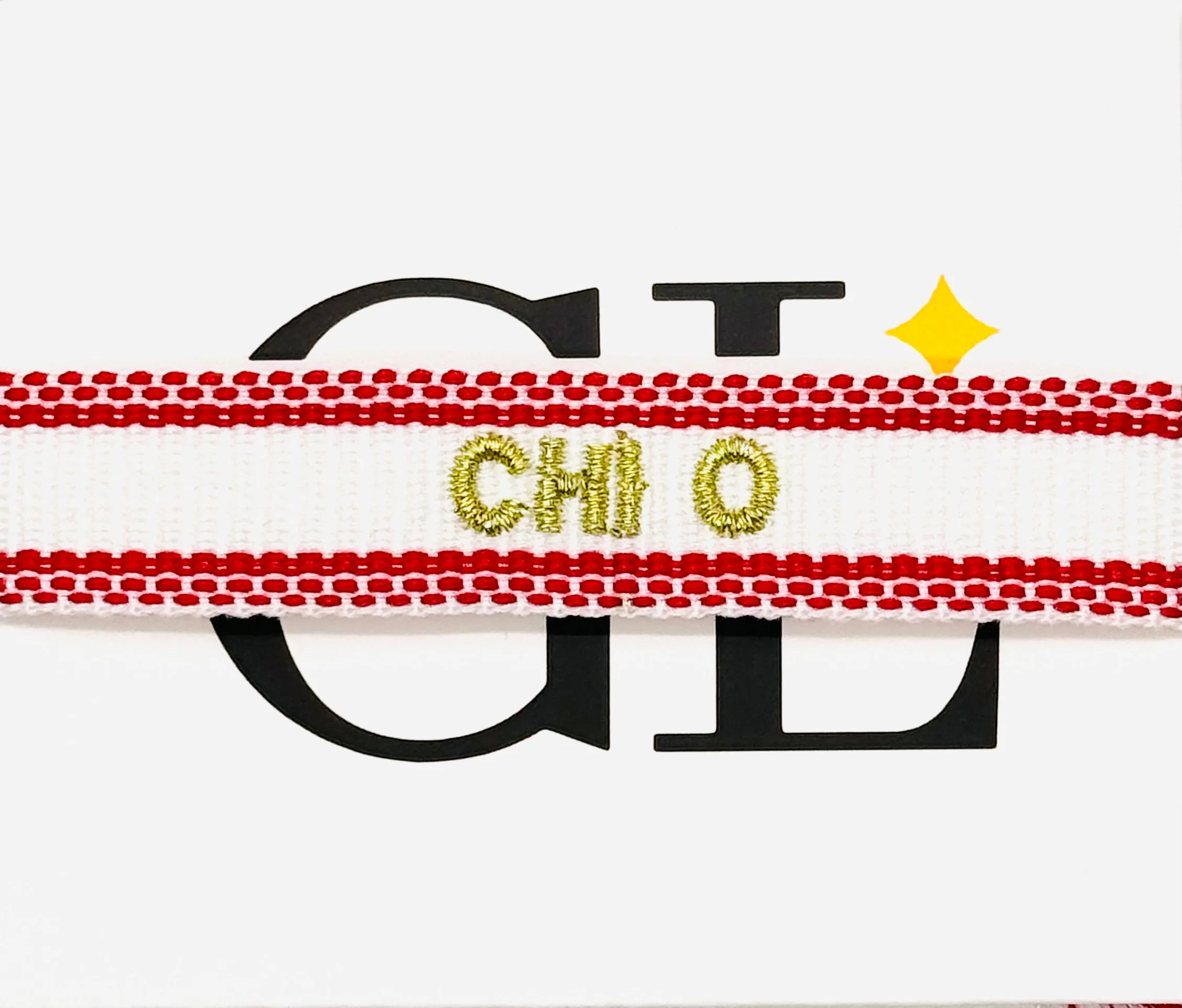 Officially licensed Chi Omega Team Tassel Bracelet