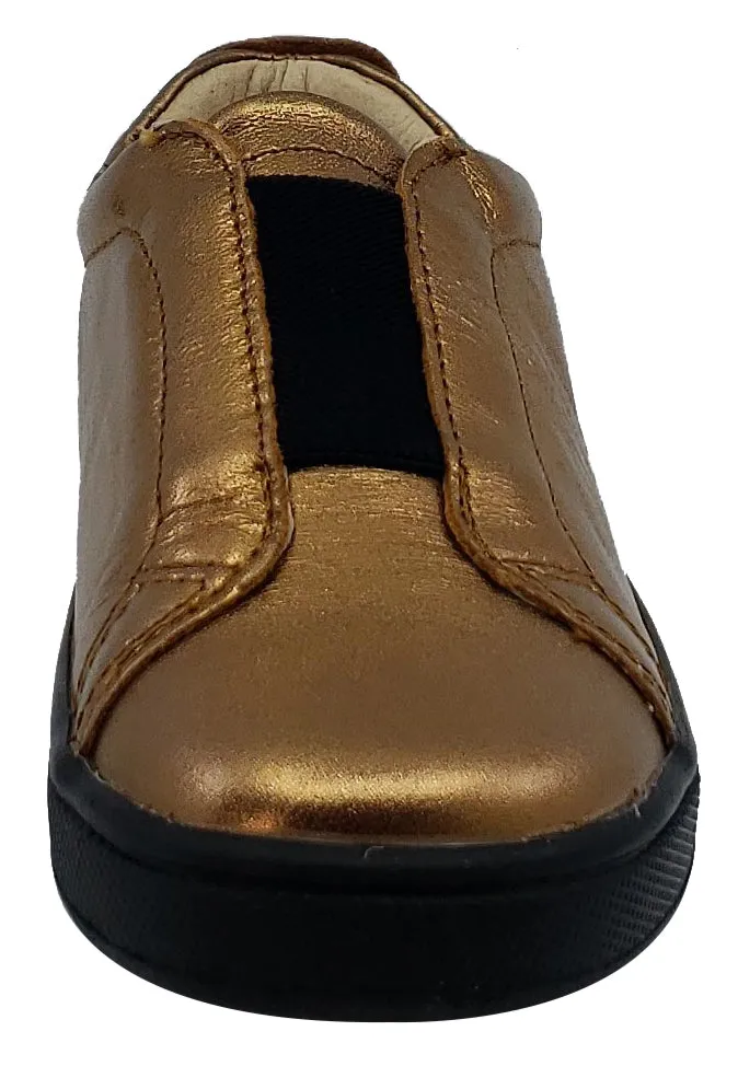 Old Soles Boy's and Girl's Peak Sneaker Shoe, Old Gold/Black