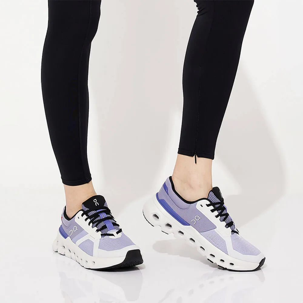 On Women's Cloudrunner 2 Shoes - Nimbus / Blueberry