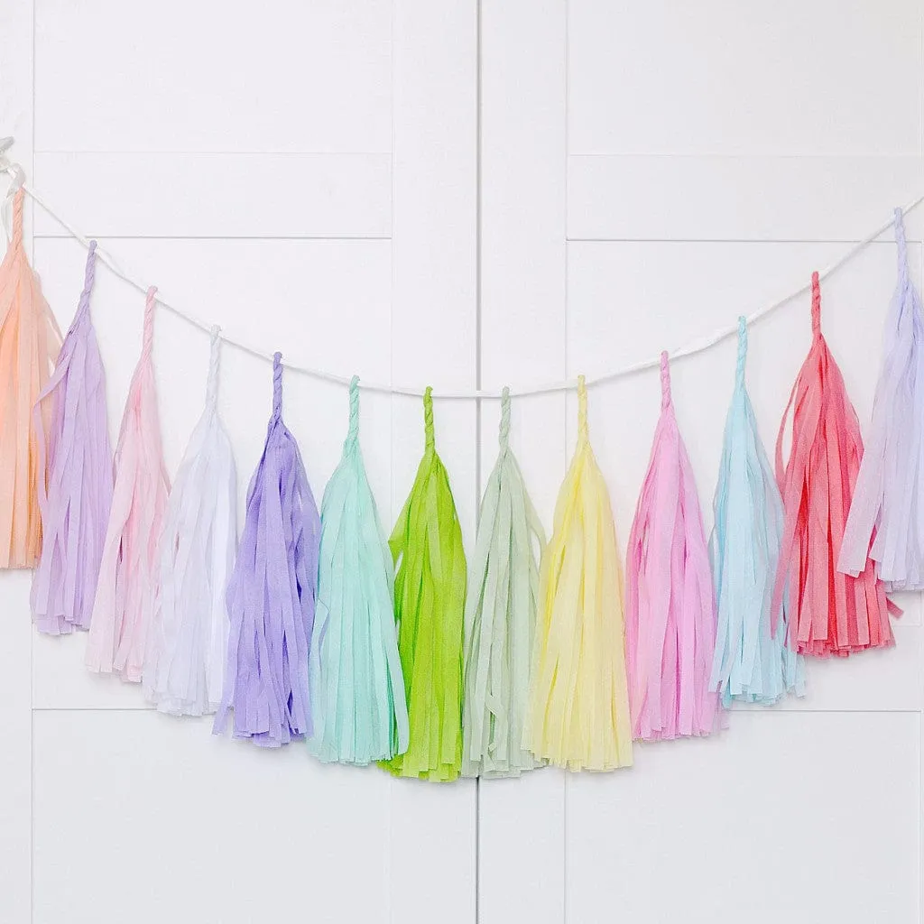 Pastel Unicorn tassel garland - various lengths