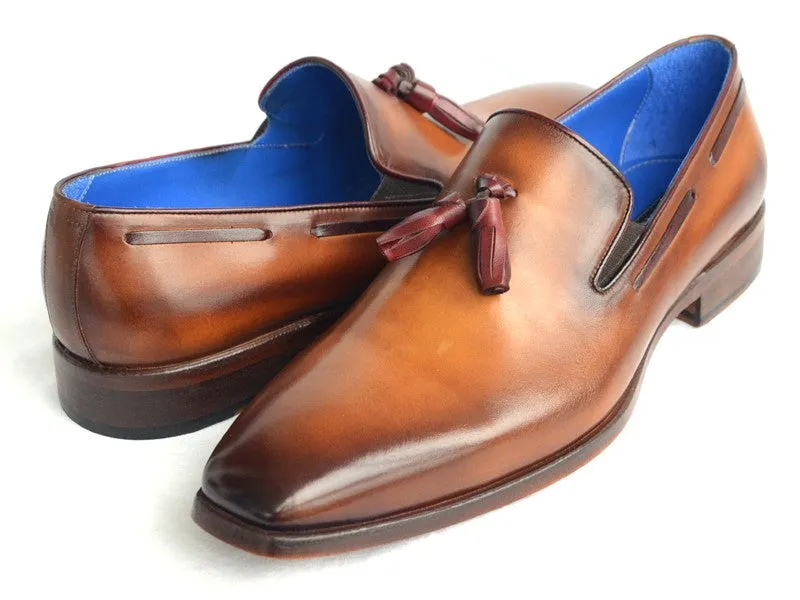 Paul Parkman Tassel Walnut Leather Sole Leather Upper Loafer