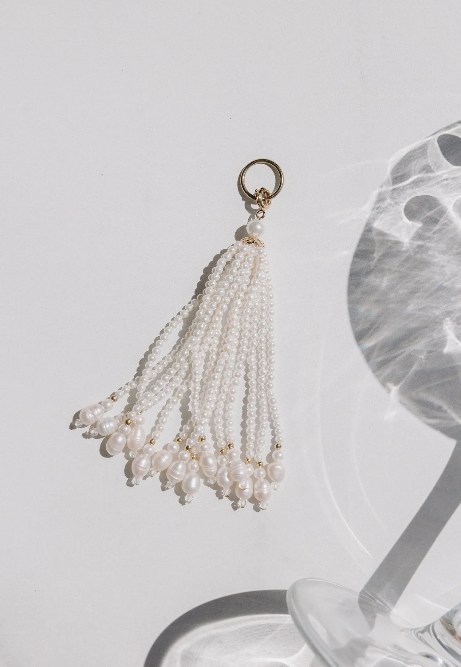 Pearl and Crystal Tassels