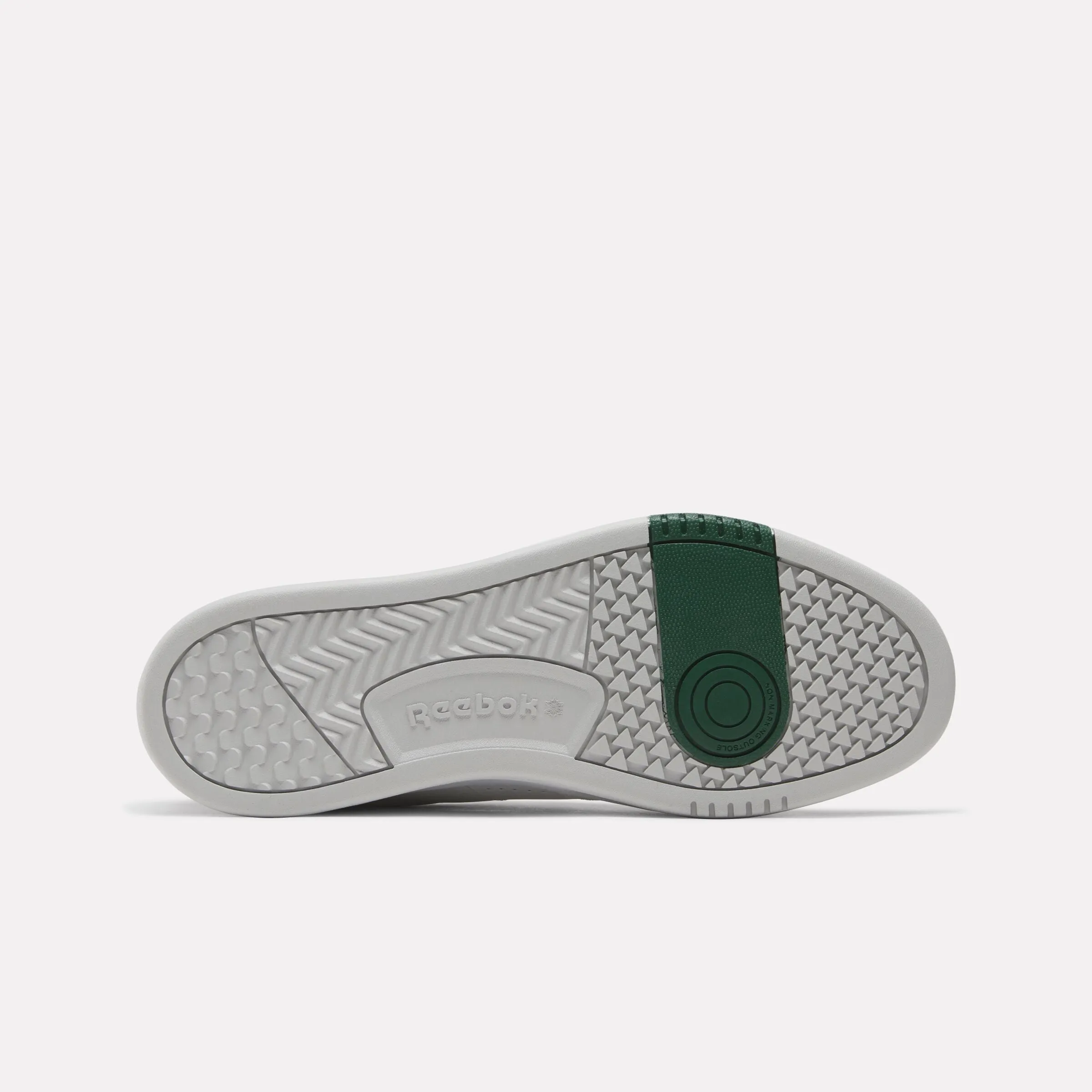 Phase Court Shoes White/White/Darkgreen