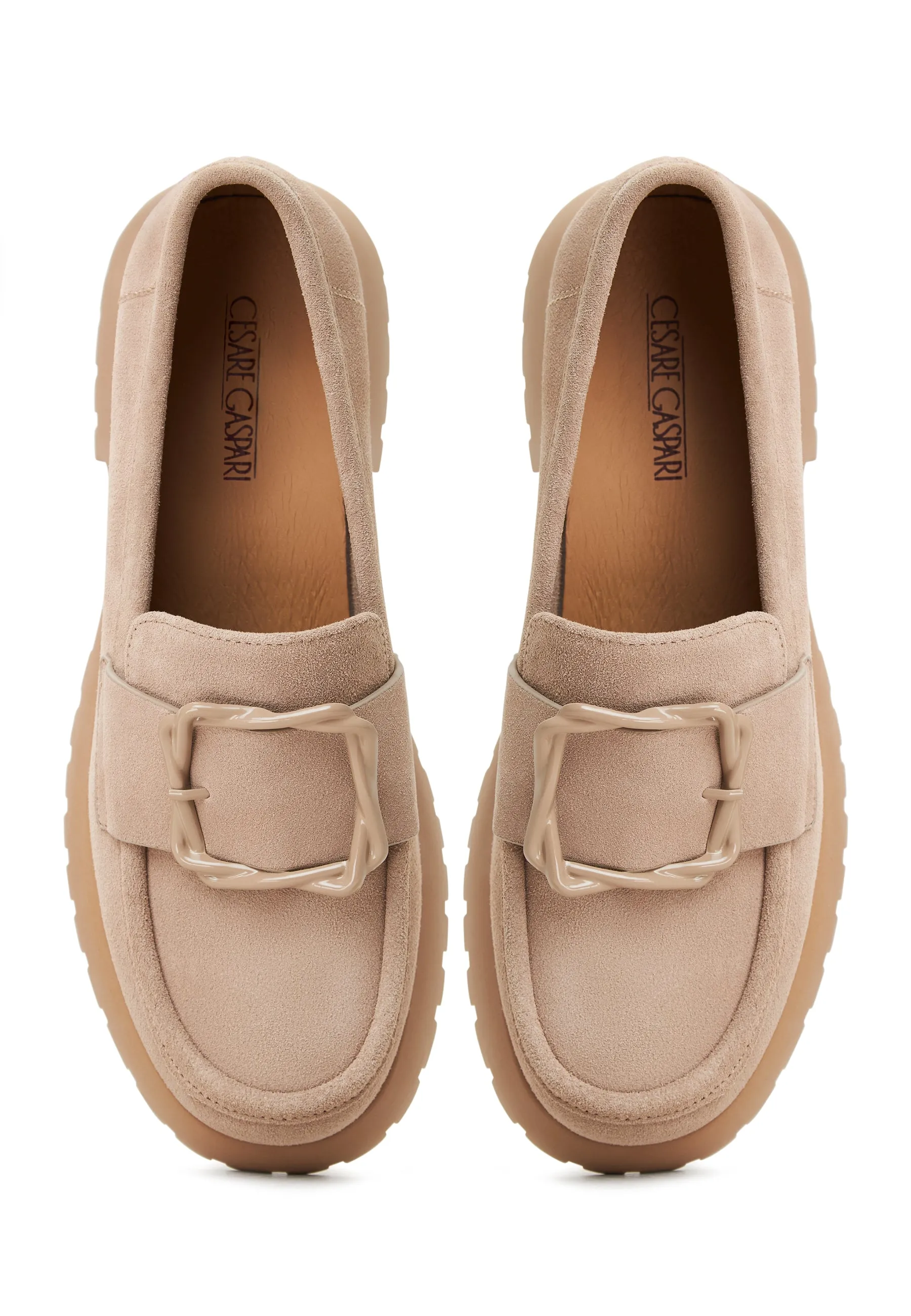 Platform Loafers Jenny - Beige