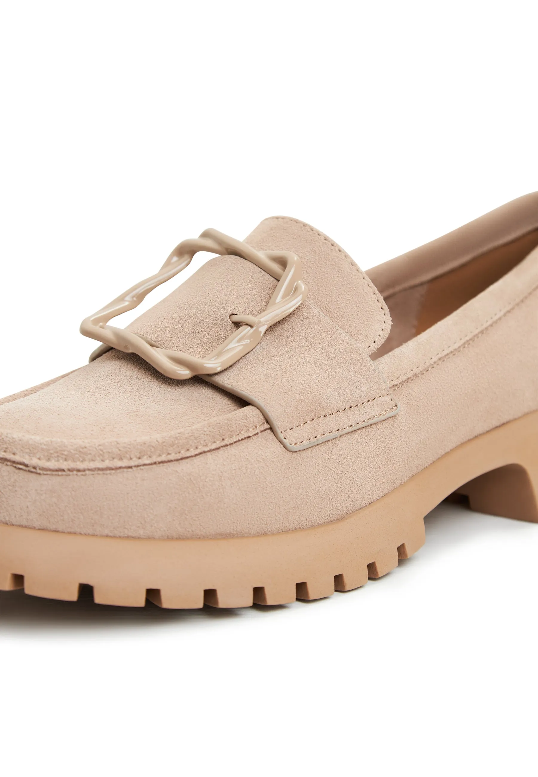 Platform Loafers Jenny - Beige