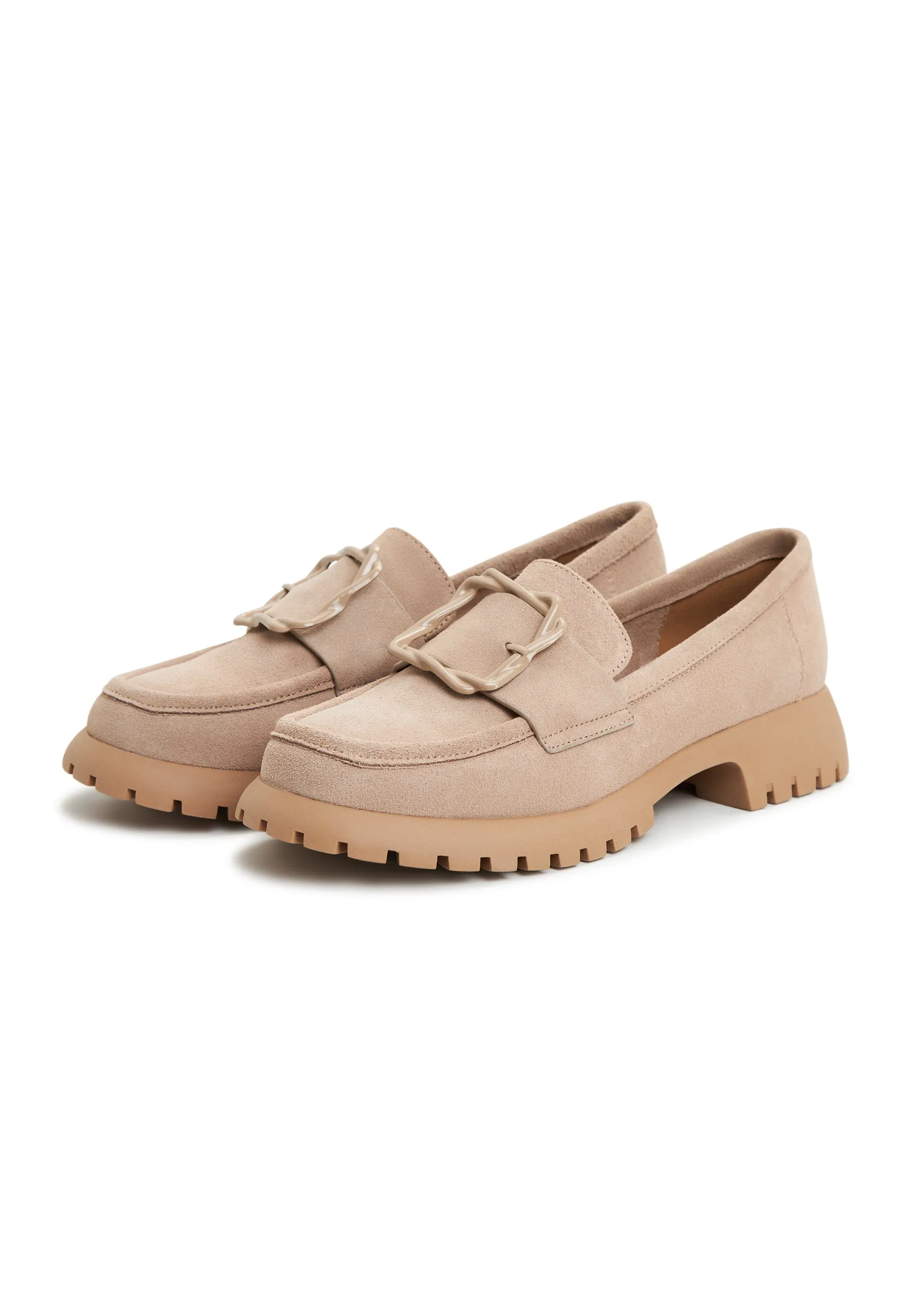 Platform Loafers Jenny - Beige