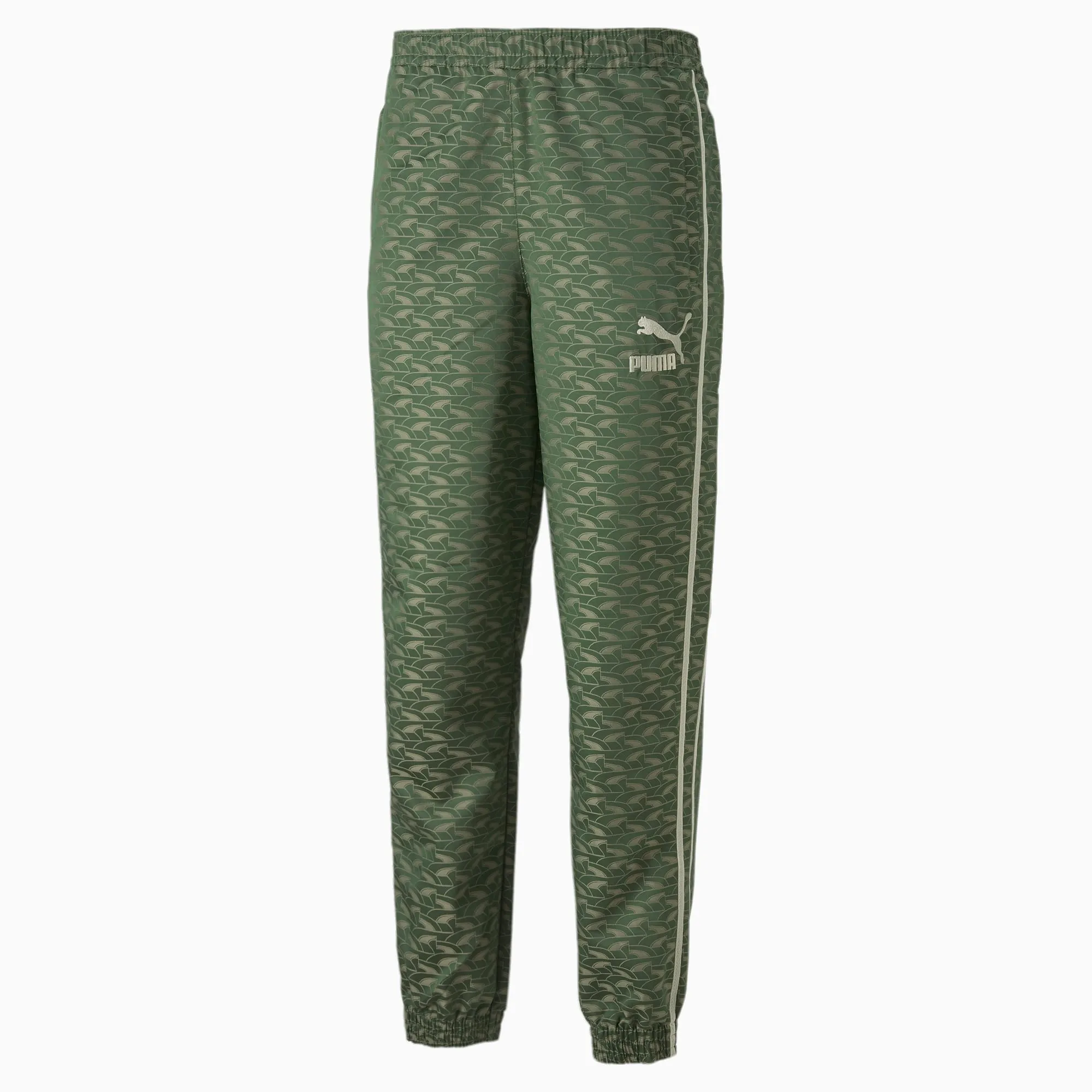 PUMA Players' Lounge Track Pants Men - Deep Forest AOP