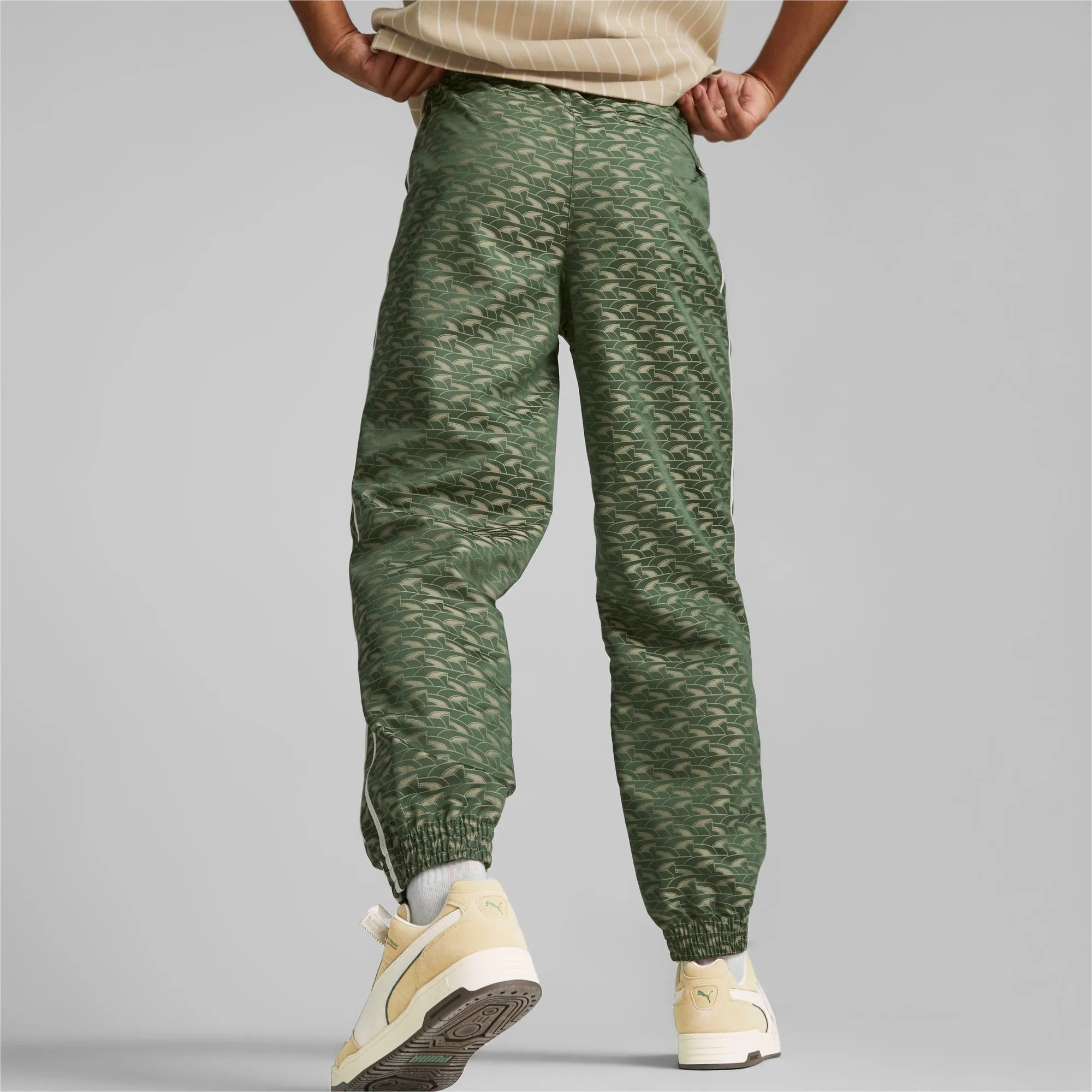 PUMA Players' Lounge Track Pants Men - Deep Forest AOP