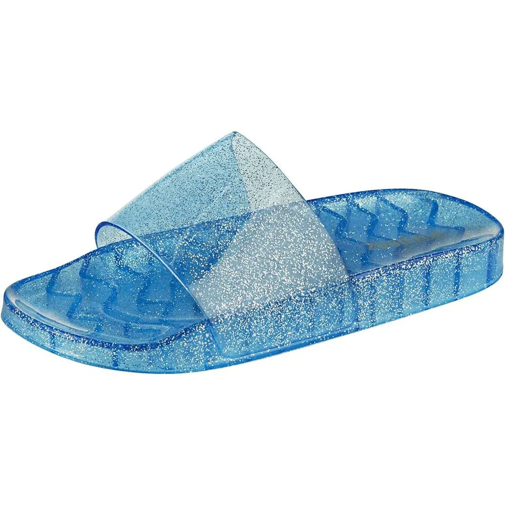 Pupeez Girls Summer Open Toe Jelly Slide Sandals