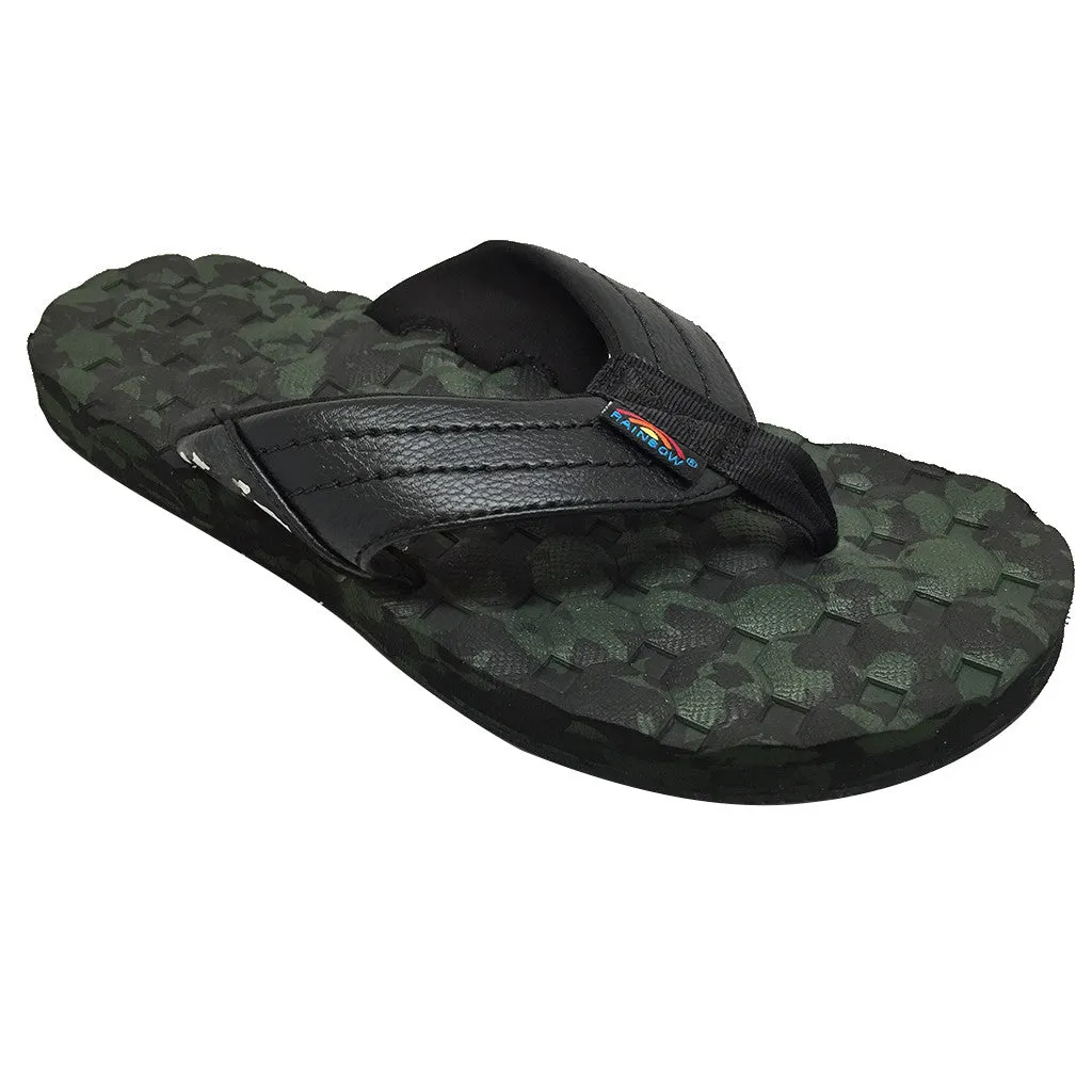 Rainbow Sandals Mens  Holoholo - Black/Green Camo