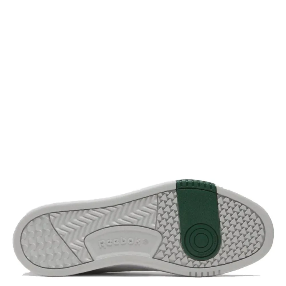 Reebok Men's Phase Court in White/White/Dark Green