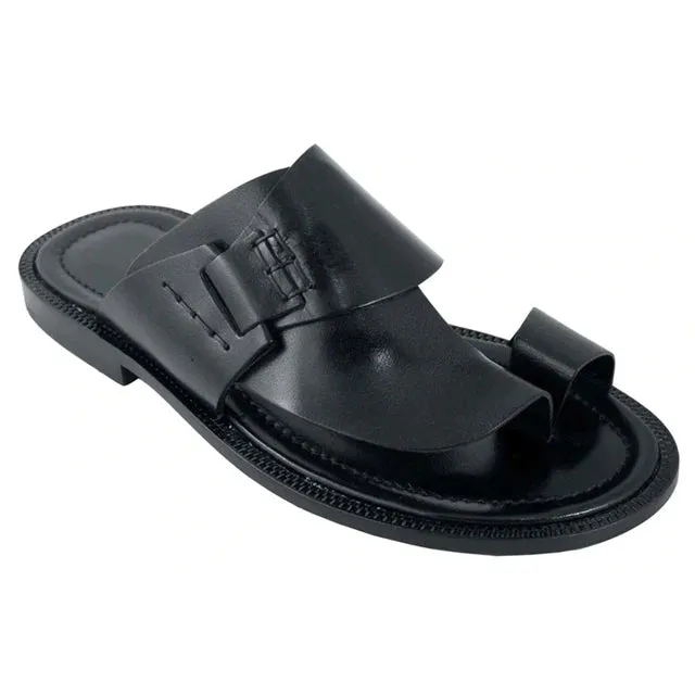 Retro Casual Solid Artificial Leather Sandals