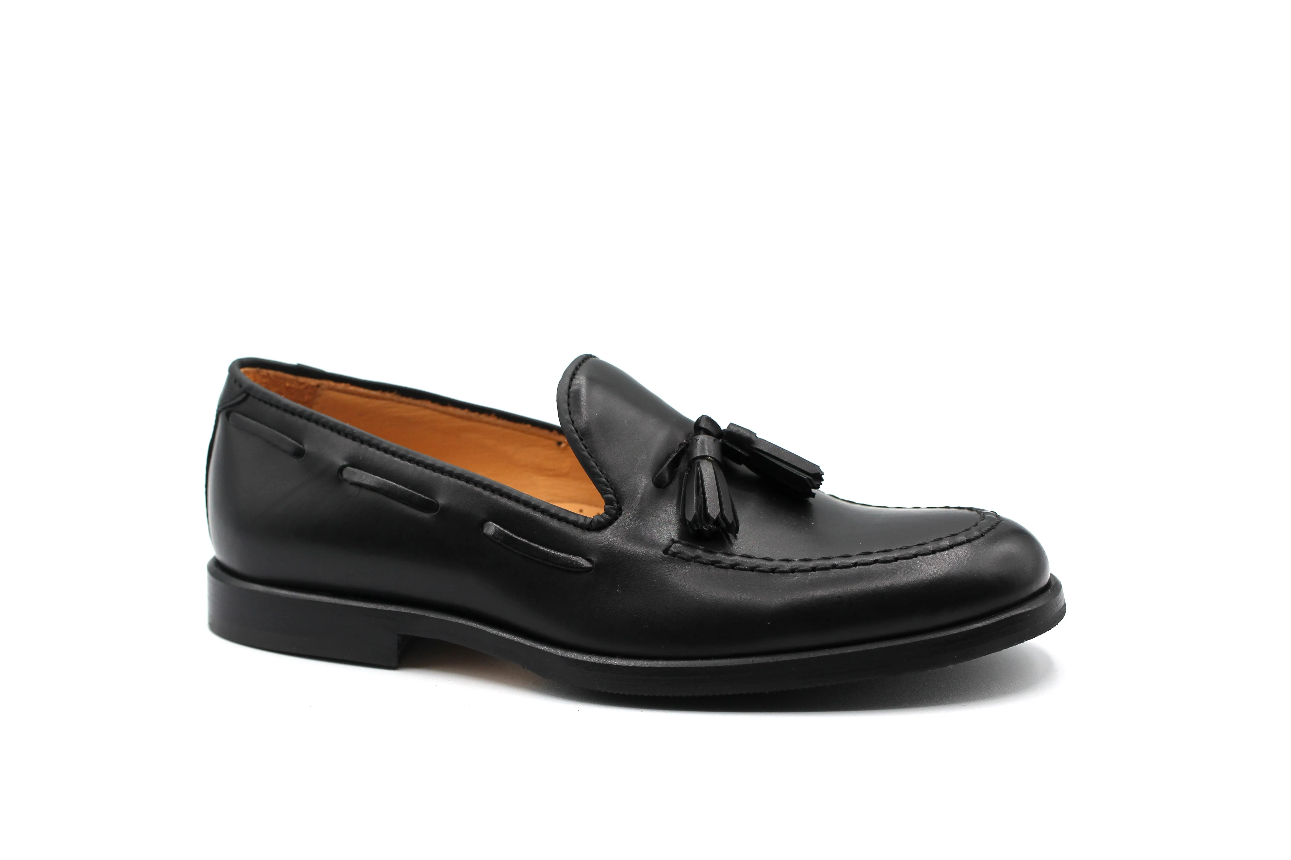 Rondinella Black Tassel Loafer