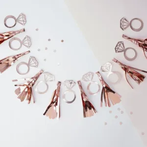 Rose Gold Ring & Tassel Garland