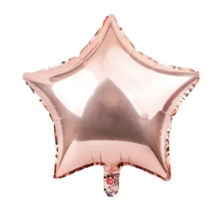 Rose gold star foil Balloon