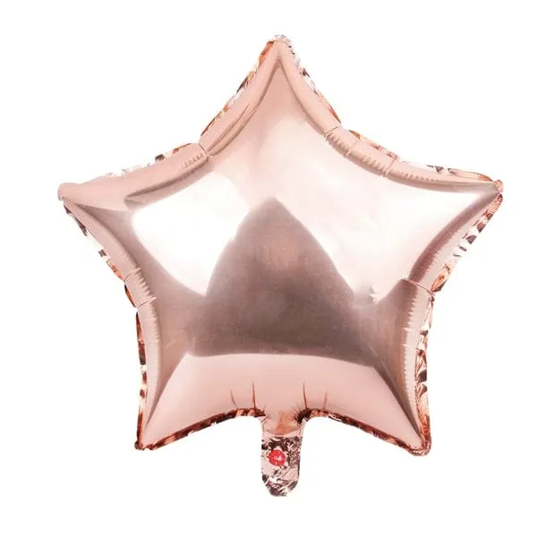 Rose gold star foil Balloon